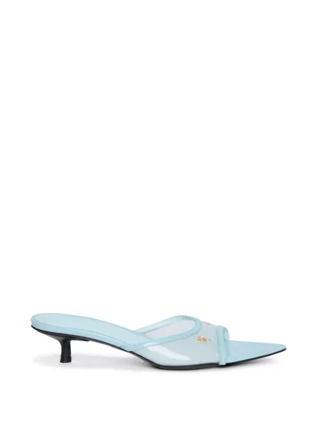 Sandale Msgm cu model floral cu imagine albastru