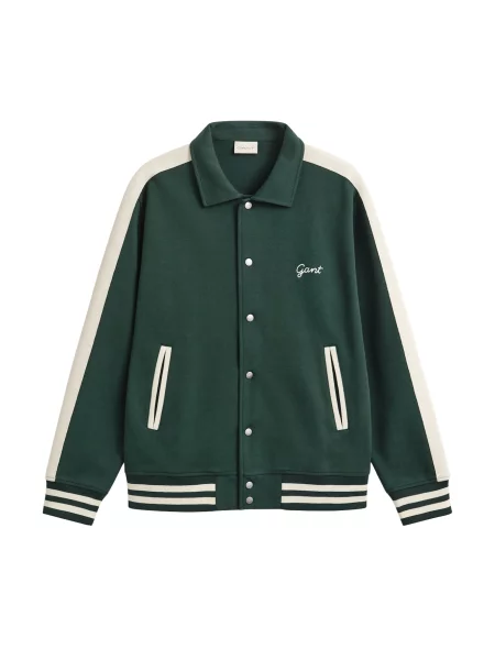GANT Hanorac crem / închis verde