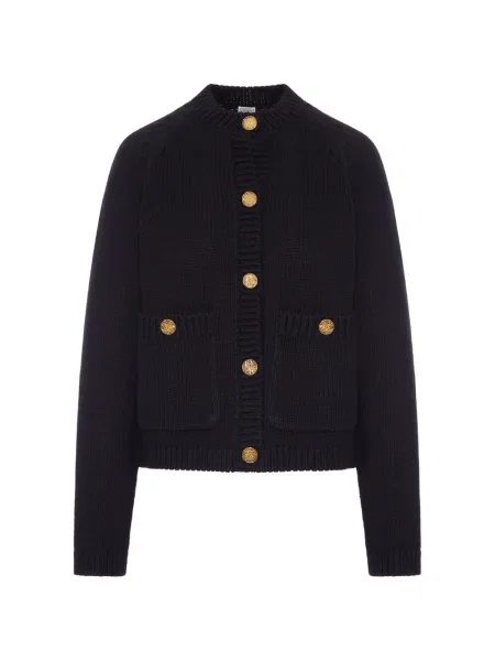 Cardigan Toteme tricotate chunky negru