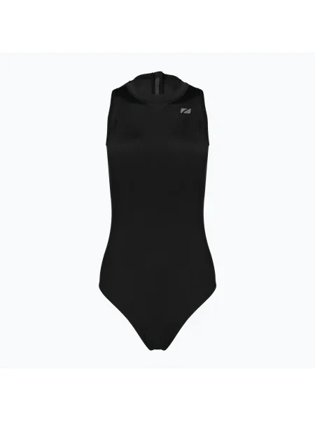 Olcsóbban. Női egyrészes úszó fürdőruha OWS Renew High Neck black. Méret: 28 fekete