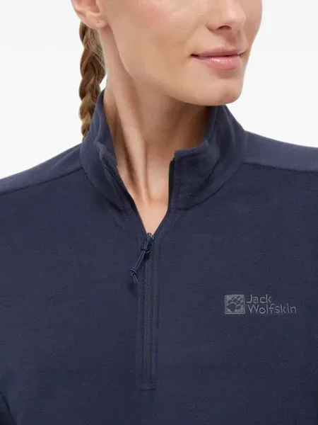 Φούτερ με φερμουάρ Jack Wolfskin μπλε