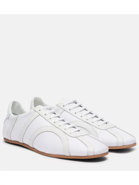 Kožené tenisky Totême bílé