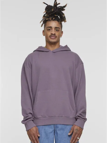 Frotir majica s kapuljačom Urban Classics ljubičasta