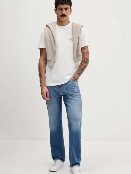 Rifle Tommy Jeans modrá