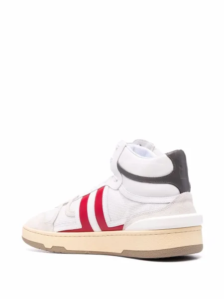 Fűzős csipkés sneaker Lanvin autogrammal fehér