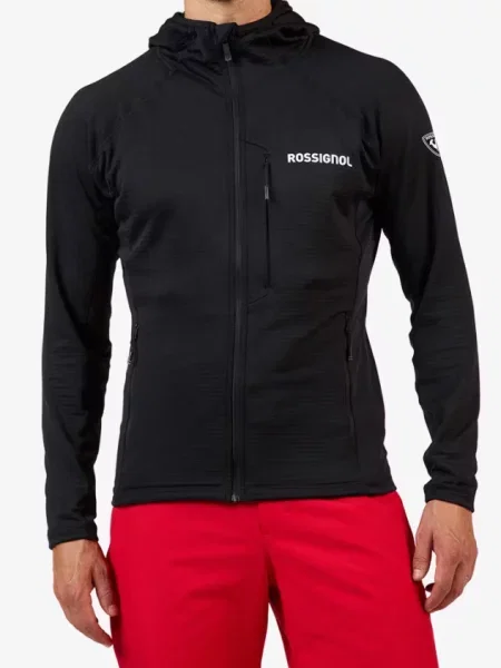 ROSSIGNOL BLUZA NARCIARSKA BLACKSIDE MIX FZH FLEECE S czarny