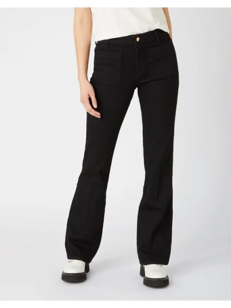 Wrangler Blugi Flare Fit negru