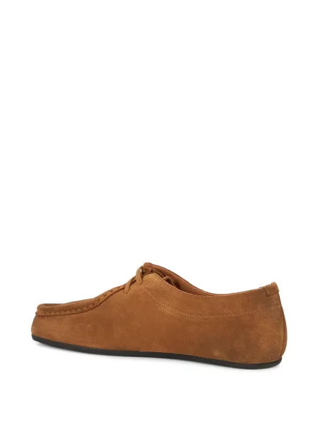 Fűzős szarvasbőr loafer Jil Sander barna