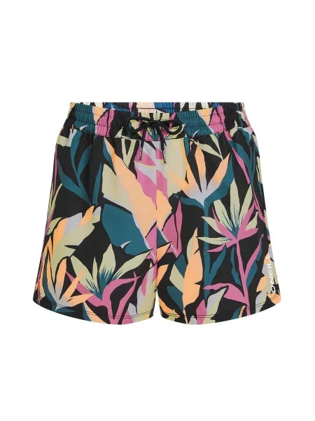 O'NEILL Șorturi de baie Essentials verde smarald / portocaliu caisă / roz eozină negru
