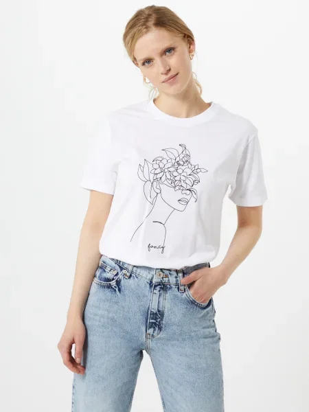 Merchcode Tricou negru alb