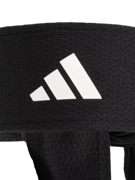 Geacă Adidas cu imagine alergare cu legături roșu
