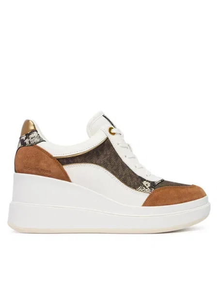 Sneakersy MICHAEL Michael Kors Emmy Barevná bílé