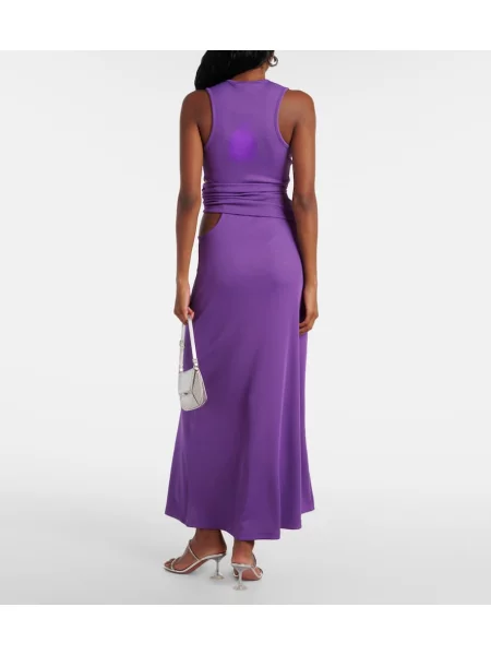 Rochie maxi Christopher Esber de costum violet