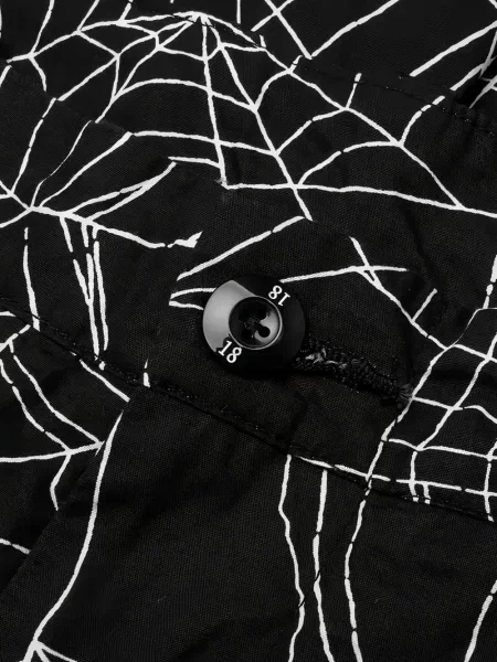 Pantaloni scurți Neighborhood cu imagine negru