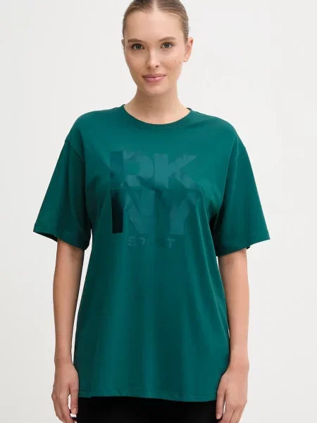 Тениска Dkny дамска зелено