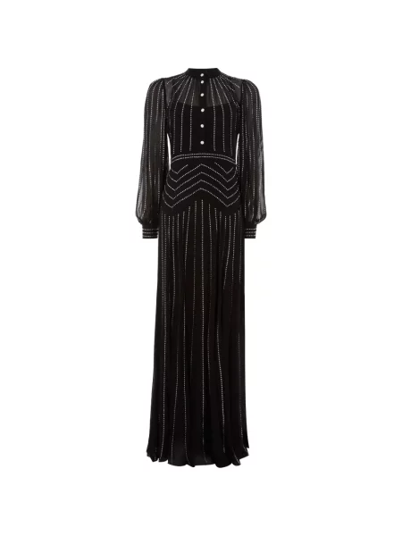 Rochie maxi Temperley London negru