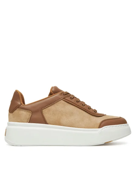 Sneakersy Max Mara Maxi hnedá