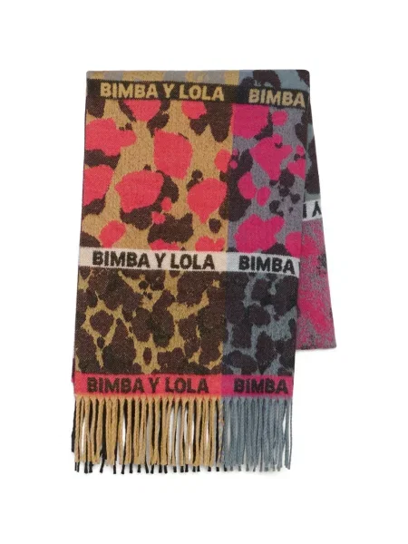 Fular Bimba Y Lola cu dungi cu imagine roz