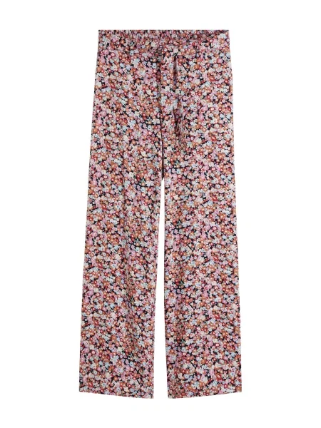 Bonprix Pantaloni verde mentă / portocaliu / negru alb