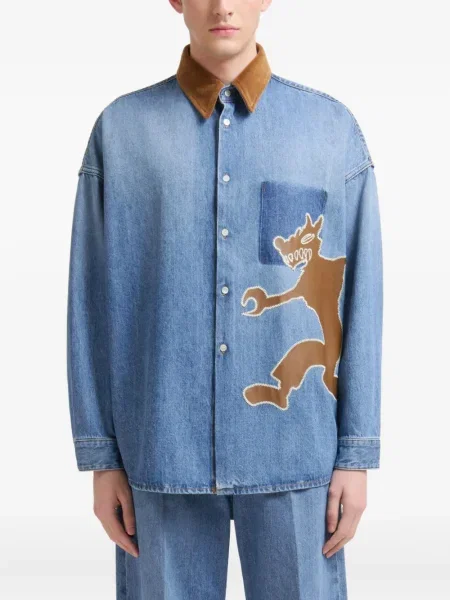 Košile Marni modrá