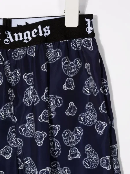 Spodnie dziecięce Palm Angels niebieskie