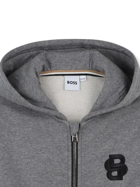 Bluza z kapturem dziecięca Bosswear szara