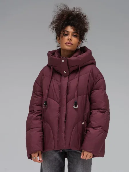 Зимова куртка VIVA WEAR бордовий