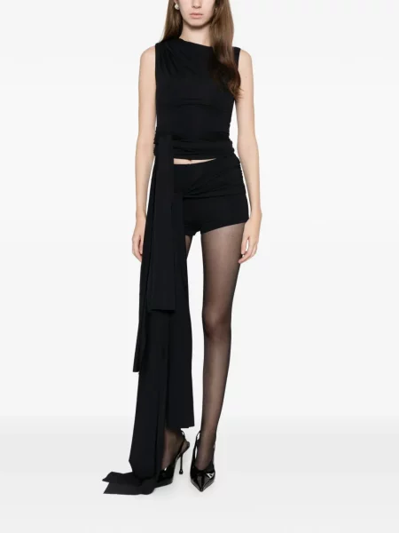 Top Axel 113 drapat negru