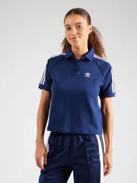 ADIDAS ORIGINALS Majica temno modra bela