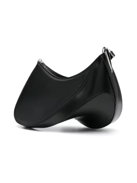 Torebka Mugler skórzana czarna