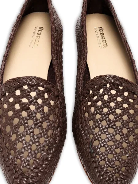 Pantofi loafer Dragon Diffusion din piele maro