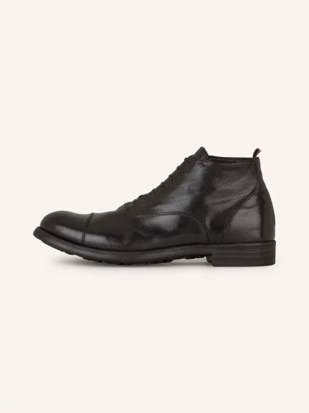 Officine Creative Botki Sznurowane schwarz