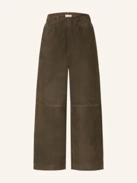 Marc O'polo Kalhoty Z Kůže khaki