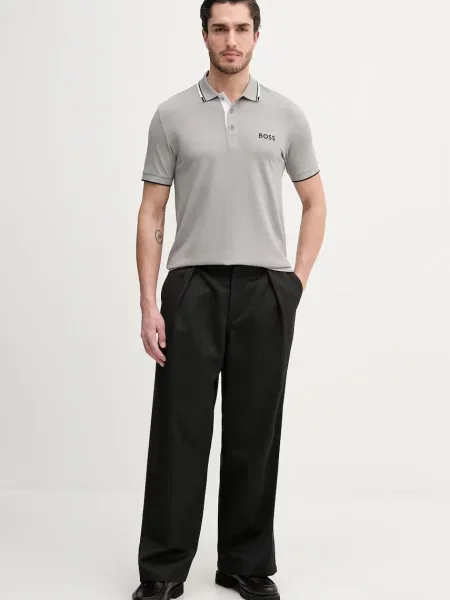 Поло Boss Green зеленое