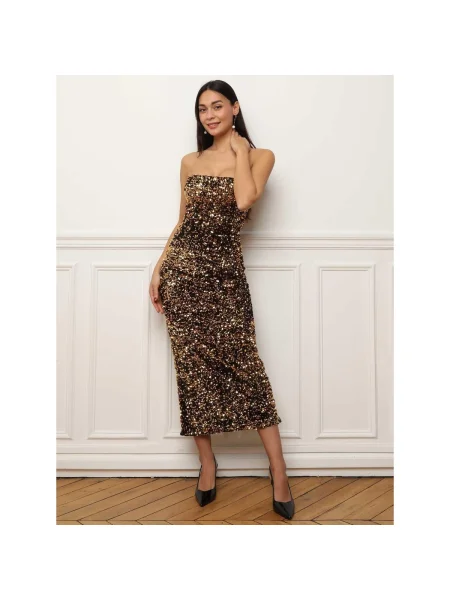 Rochie La Modeuse auriu