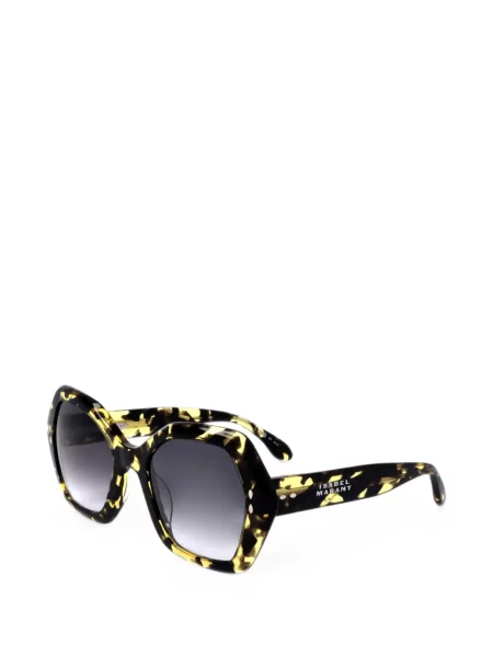 Ochelari de soare Isabel Marant Eyewear cu imprimeu geometric maro