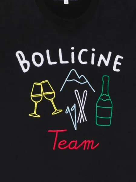 Tricou Mc2 Saint Barth cu broderie albastru