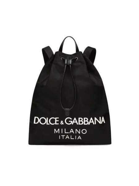 Torba Dolce And Gabbana z nadrukiem czarna