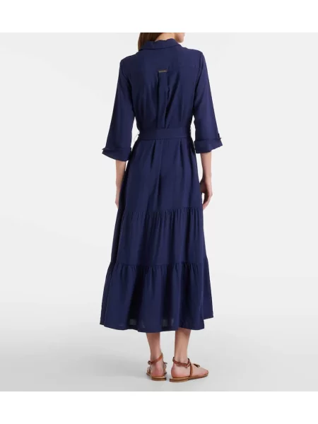 Rochie tip cămașă Heidi Klein de costum albastru