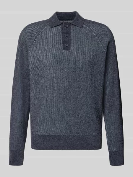 Sweter o kroju regular fit z kołnierzykiem polo Jake*s Studio Men