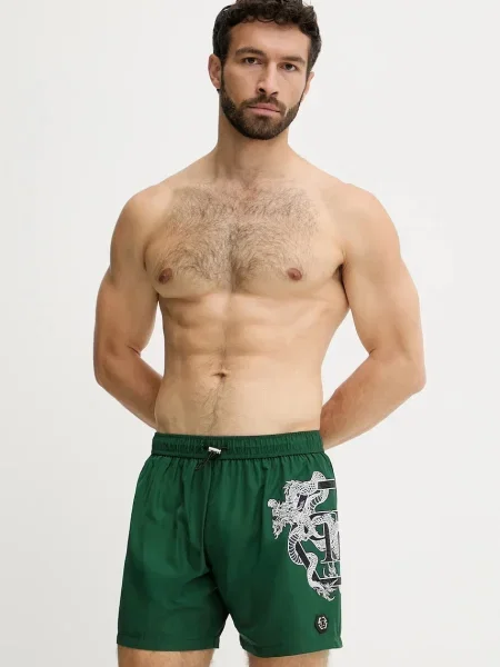 Плувни шорти Philipp Plein зелено