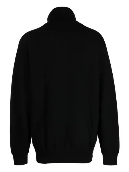 Vilnonis megztinis Maharishi juoda