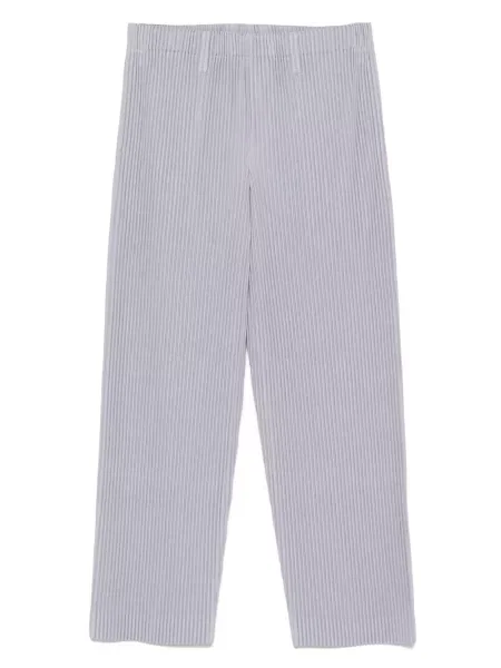 Plisované kalhoty Homme Plissé Issey Miyake šedé