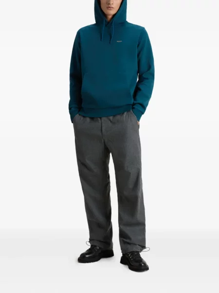 Hanorac cu glugă Woolrich albastru