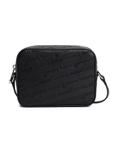 Tommy Jeans Geantă Tjw Must Aop Camera Bag negru
