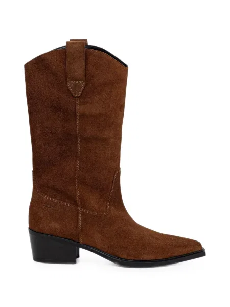 Botine Vagabond din piele de căprioară maro