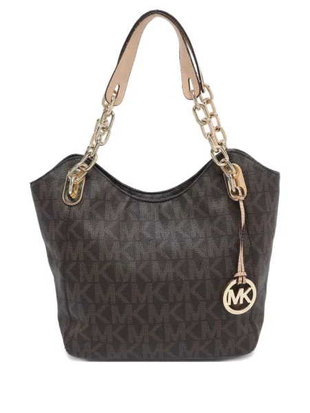 Torebka skórzana Michael Michael Kors skórzana czarna