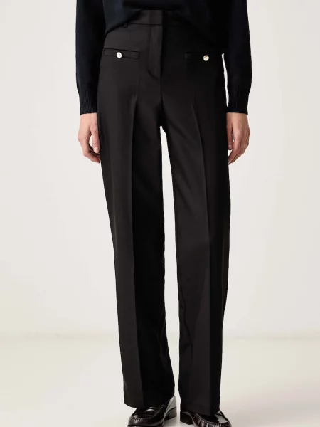 Morgan pantaloni pentru femei cu negru