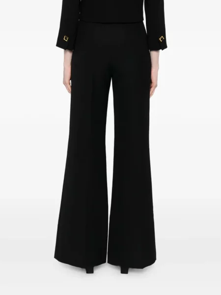 Pantaloni Sandro din satin negru