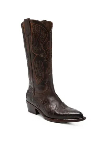 Botine Eraldo din piele maro